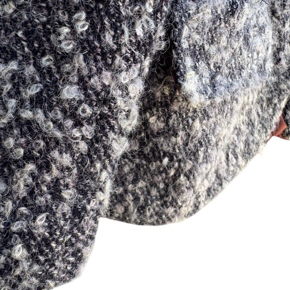 Jones New York Vintage Womens Brown Gray Tweed Wool Blend Boucle Jacket Blazer 1 - Picture 12 of 13